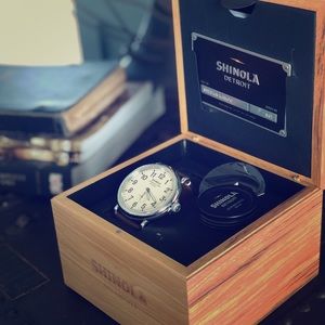 Shinola Walnut Runwell 47mm Watch